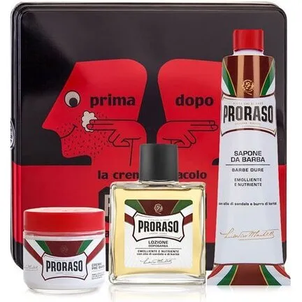 Proraso Vintage Selection Gaveæske Prima & Dopo, 3 dele
