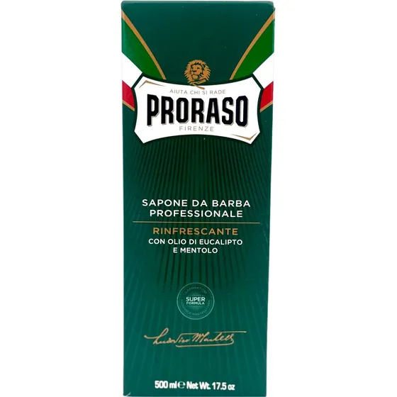 Proraso Professional Refresh Barbercreme (Eucalyptus & Menthol) 500 ml