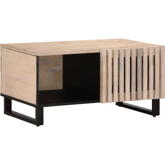 vidaXL Sofabord 80x51x40 cm i massivt mangotræ