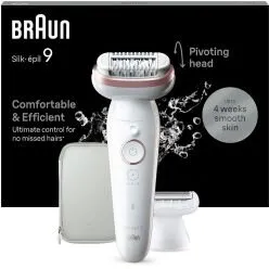 Braun Silk-épil 9 Flex 9030 epilator, hvid