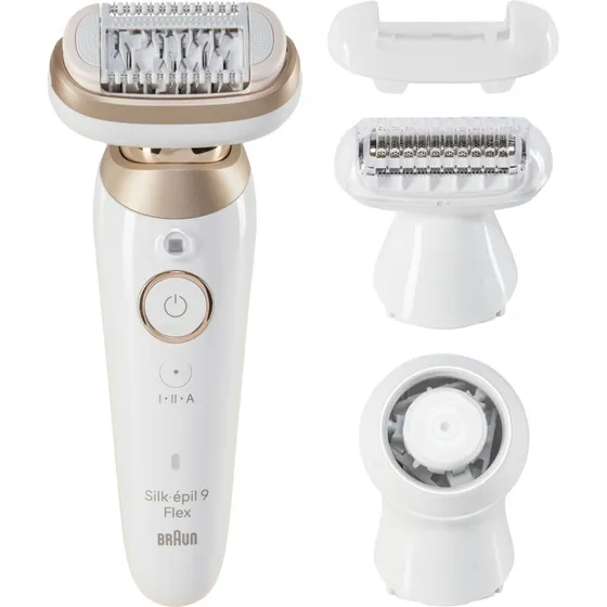 Braun Silk-épil 9 Flex 9-481 SkinSpa 3D SensoSmart – Hvid/Guld