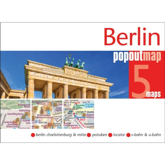 Berlin Popout Maps – Pop-up Kort over Berlin, Engelsk