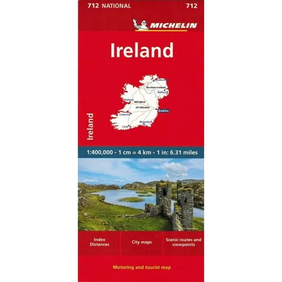 Michelin Ireland National Map 712