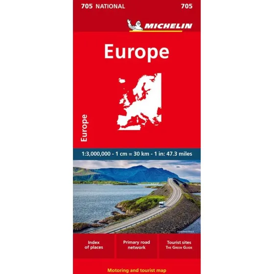 Michelin Europe - National Map 705