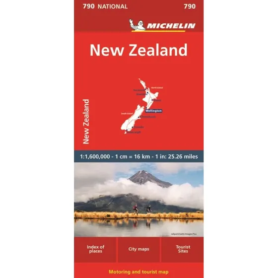 Michelin National Map New Zealand 2023