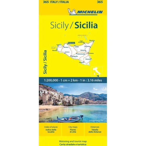 Michelin Kort - Italy Blad 365: Sicilia