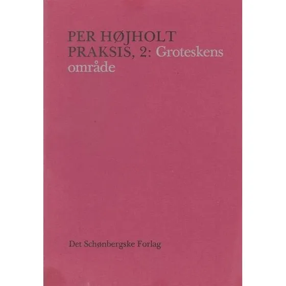 Groteskens område - Per Højholt