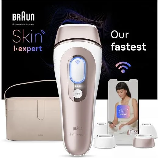 Braun Silk‑expert PL7387 IPL hårfjerningssystem – hvid