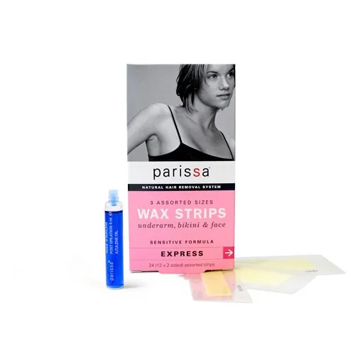 Parissa Wax Strips Ansigt, Bikinilinje & Armhuler, 24 stk