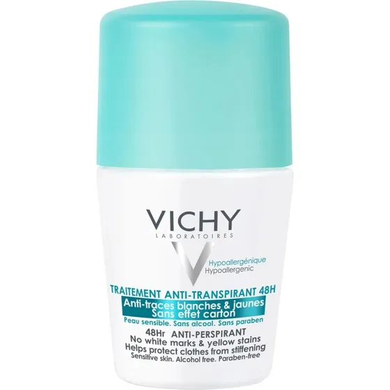 Vichy Anti-Trace Antiperspirant Roll-On 48H 50 ml