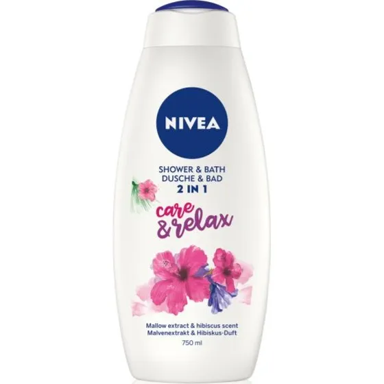 Nivea Care & Relax Shower & Bath 750ml