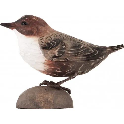 DecoBird Vandstær - Håndlavet Træfugl