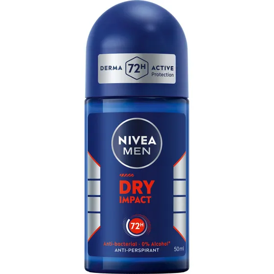 NIVEA Dry Impact Roll-on 50 ml (til mænd)