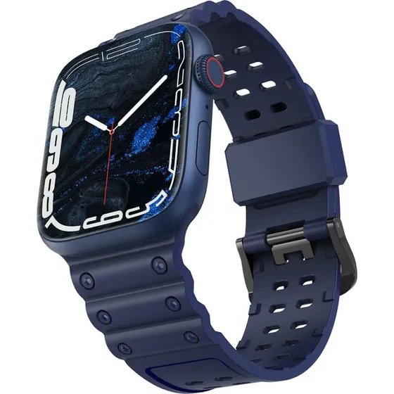 Hurtel Strap Triple Protection, Blå, Apple Watch 38/40/41 mm