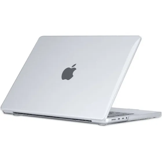 Tech-Protect SmartShell Cover, Transparent, til MacBook Pro 14" M1/M2/M3 2021-2023
