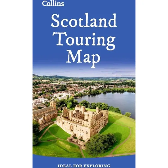 Collins Scotland Touring Map – Opdateret rejsekort med 1000+ touristpladser