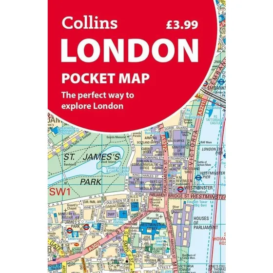 Collins London Pocket Map – Compact og præcis