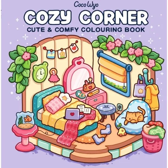 Coco Wyo Cozy Corner - Farvebog med 45 sider