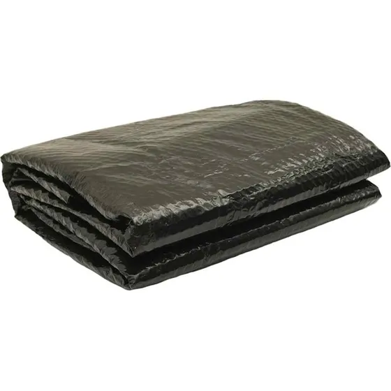 vidaXL Poolovertræk 527 cm PE Sort
