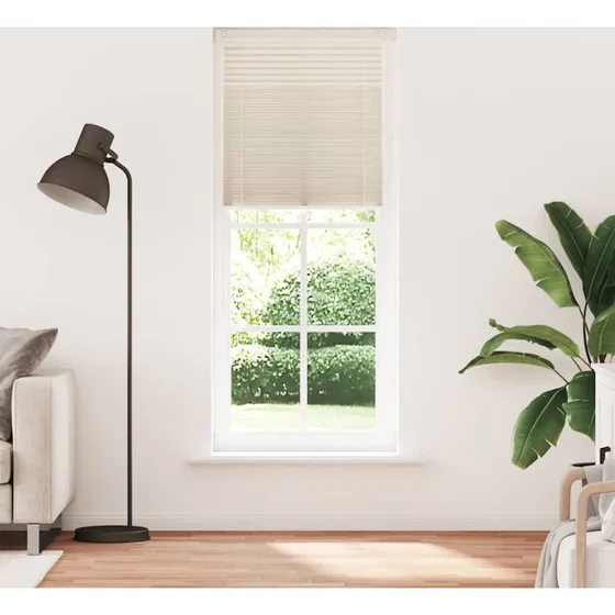 Creme Plisseret Blind 70x200 cm