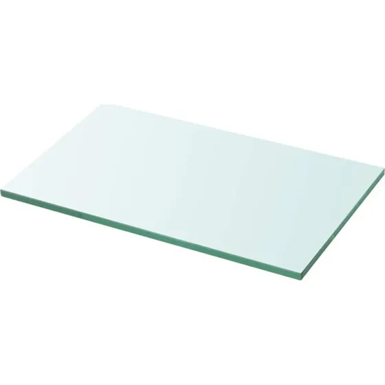 vidaXL Hylde Glaspanel Klar 30x15 cm, 8 mm Hærdet Glas