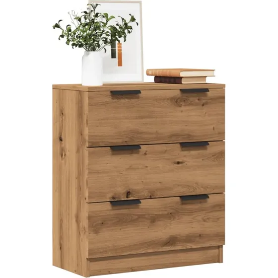 vidaXL Skænk 60x30x70 cm i konstrueret træ – hvid