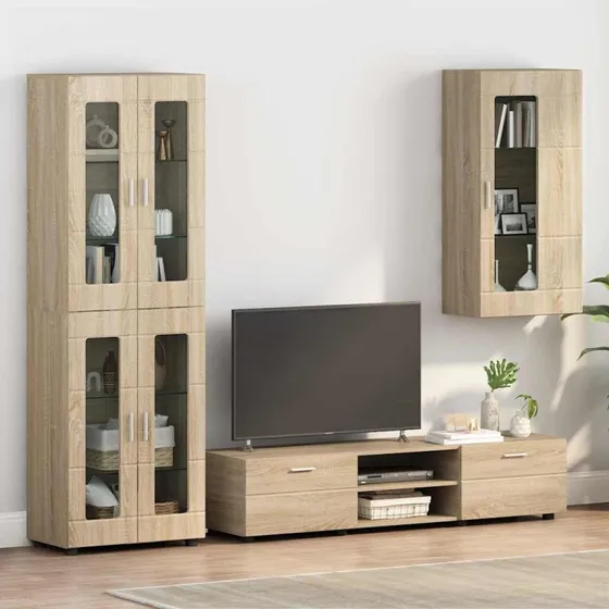 vidaXL Træskab Sonoma Eg 50x29x100 cm Konstrueret Træ