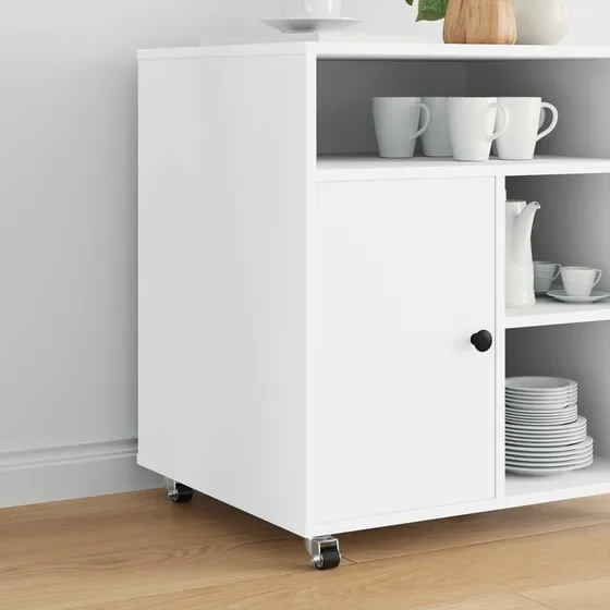 vidaXL Møbelhjul 2 stk Sølv 44,1 x 44,1 x 1,95 mm Nylon