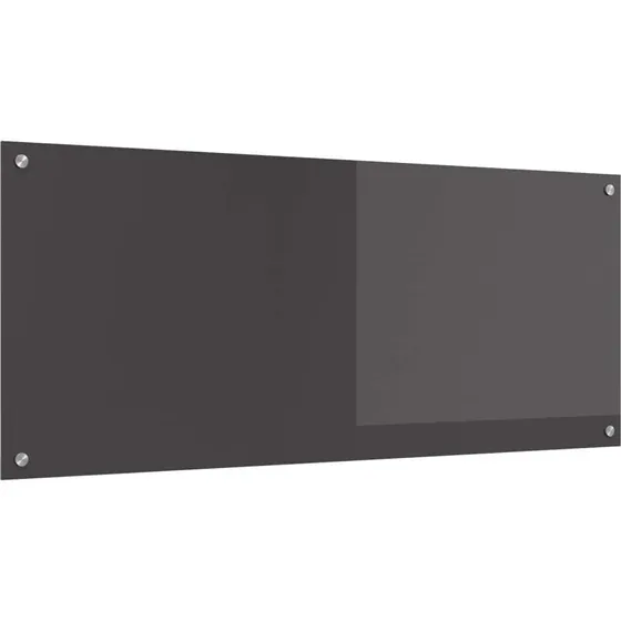 vidaXL Køkkenbacksplash Mørkegrå 120x50 cm hærdet glas