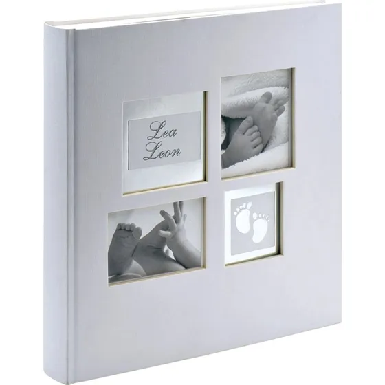 Walther Little Foot Fotoalbum, 60 Sider, Sølv