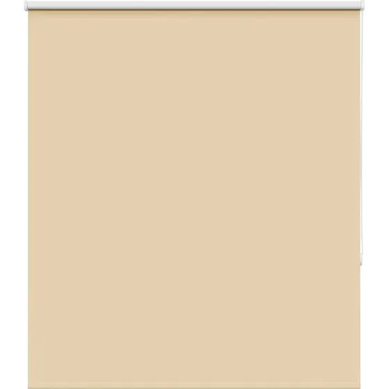vidaXL Mørklægningsrullegardin 140x150 cm, beige, 136,6 cm stofbredde