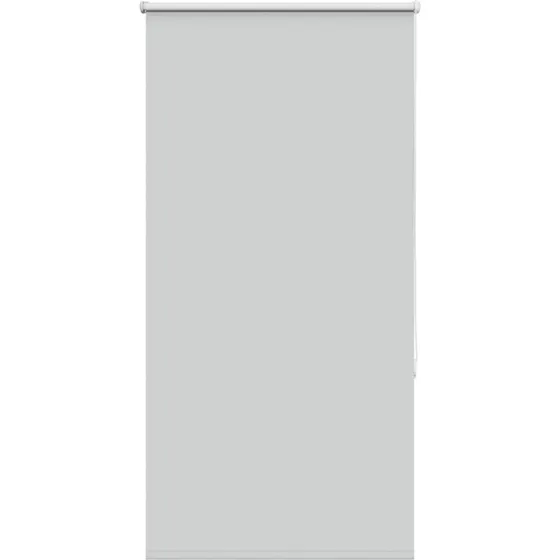 vidaXL Mørklægningsrullegardin 75x150 cm lysegrå 70,7 cm stofbredde