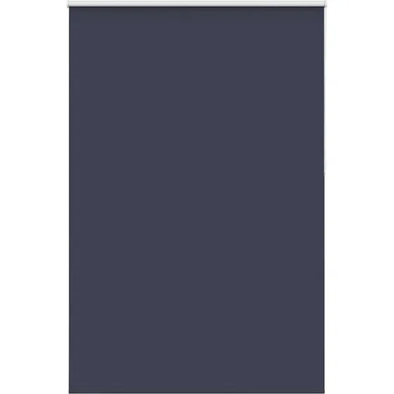 vidaXL Mørklægningsrullegardin 165x210 cm, marineblå, 100% polyester