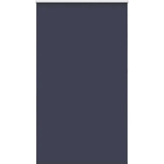 vidaXL Mørklægningsrullegardin 120x230 cm, marineblå, 100% polyester