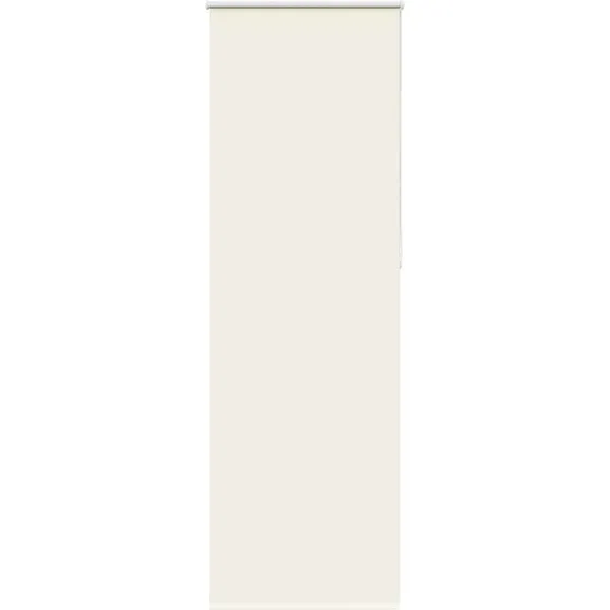 vidaXL Mørklægningsrullegardin 65x210 cm, råhvid, polyester