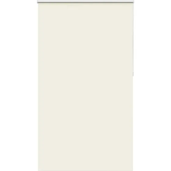 vidaXL Mørklægningsrullegardin 125x210 cm, råhvid, 100% polyester