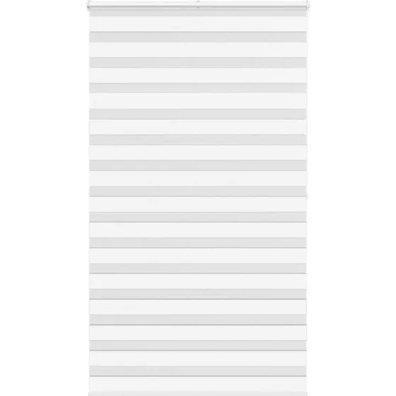 vidaXL Zebragardin Hvid 120x200 cm, 115,9 cm bred, polyester