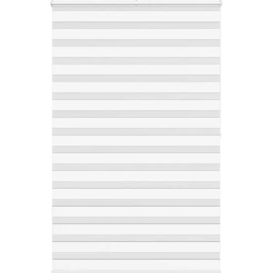 vidaXL Zebragardin Hvid 145x200 cm, 140,9 cm Stofbredde, Polyester