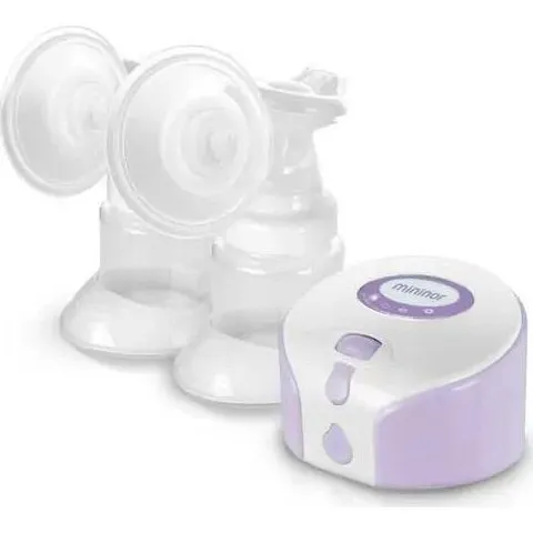 Mininor Dobbelt Genopladelig Brystpumpe