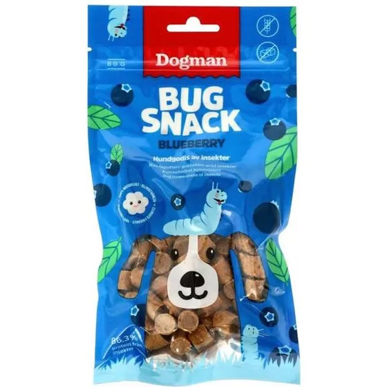 Dogman Bug Snack Blueberry 80 g