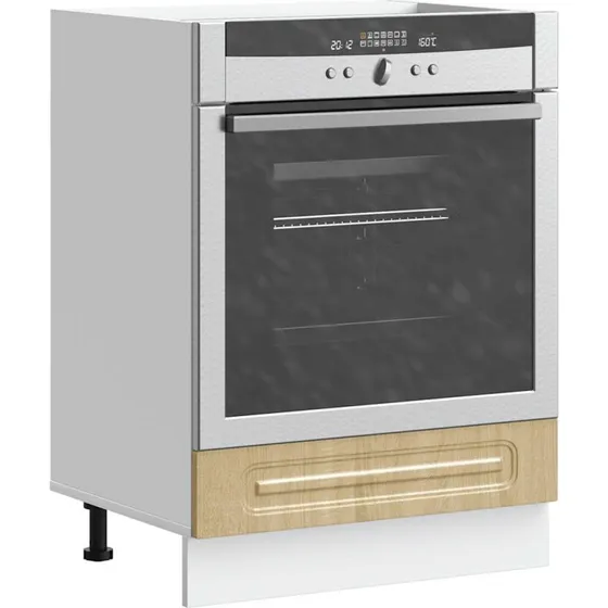 vidaXL Ovnskab Kalmar Konstrueret Træ Sonoma-Eg 60×46×81,5 cm