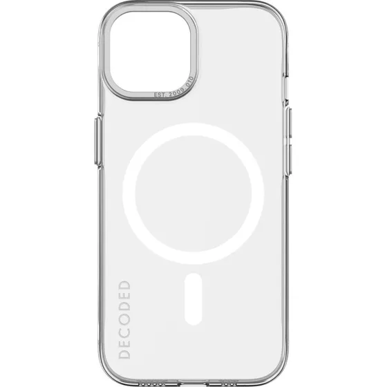 Decoded Transparent Backcover for iPhone 15, 6,1"
