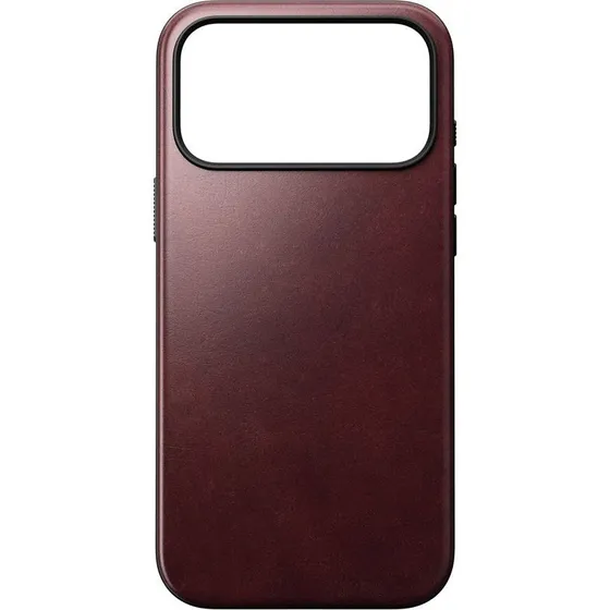 Nomad Modern Leather Case iPhone 17 Pro Max, Burgundy