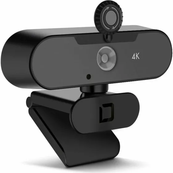 Hercules DICOTA D31888 4K Webcam USB 2.0, sort