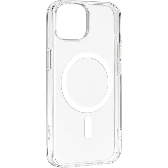 Puro Lite Mag Cover til iPhone 15, klar