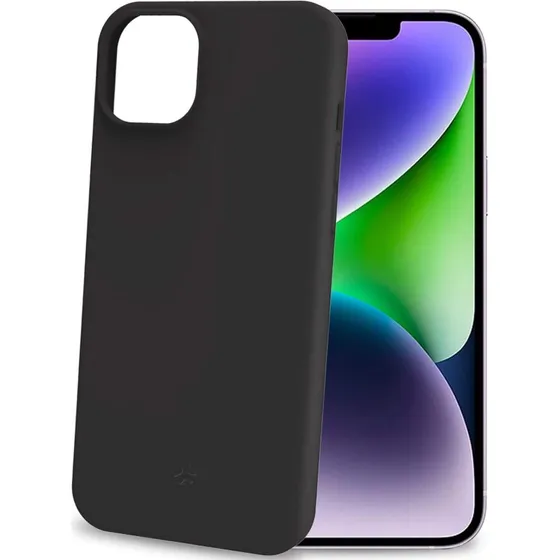Celly Planet Soft TPU Cover GRS iPhone 15 Plus Sort