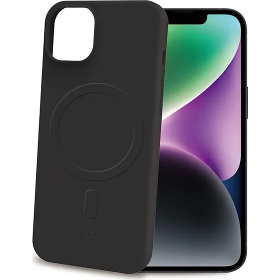 Cromomag Magnetic Soft Gummi Cover MagSafe iPhone 15 Sort