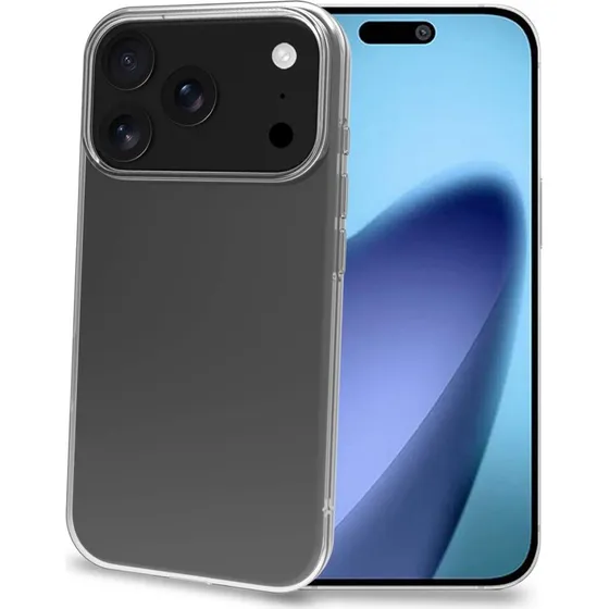 Celly Gelskin TPU Cover iPhone 17 Pro – Transparent
