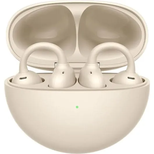 Huawei FreeClip Beige - Trådløse Hovedtelefoner med Klemfunktion