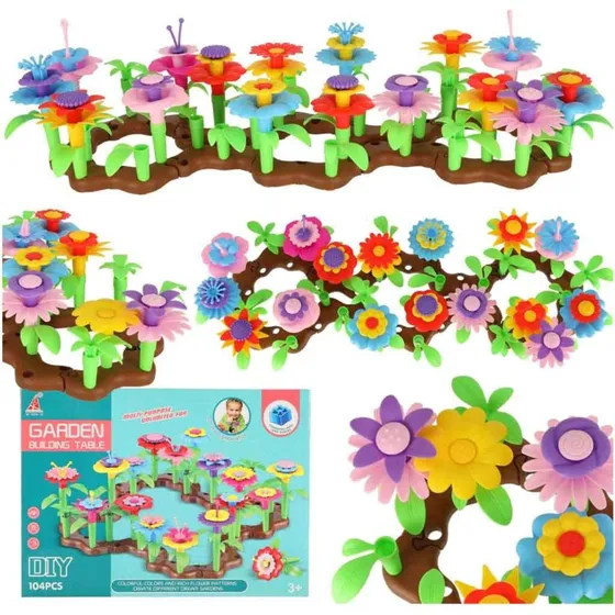 LEGO Byggelegetøj Blomsterhave – 104 dele, kreativ konstruktion